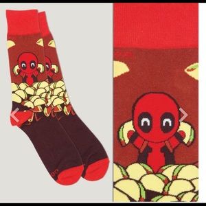 Deadpool mens socks